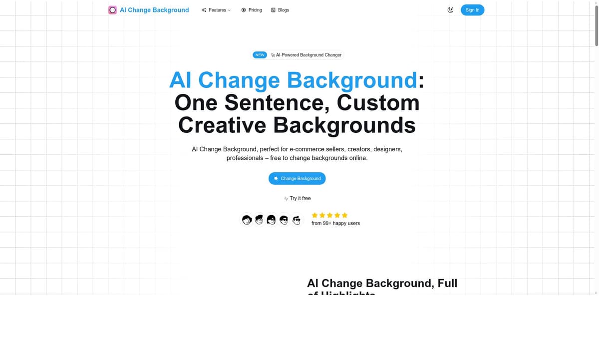 AI Background Removal & Change | aichangebackground