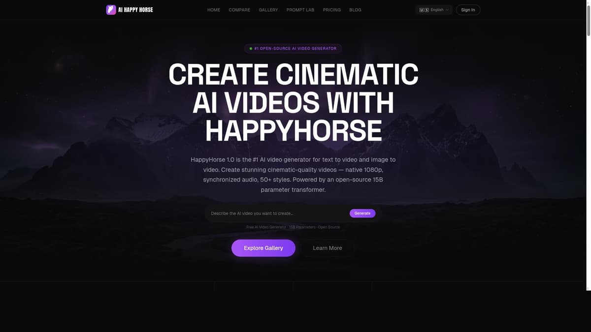 AI HappyHorse