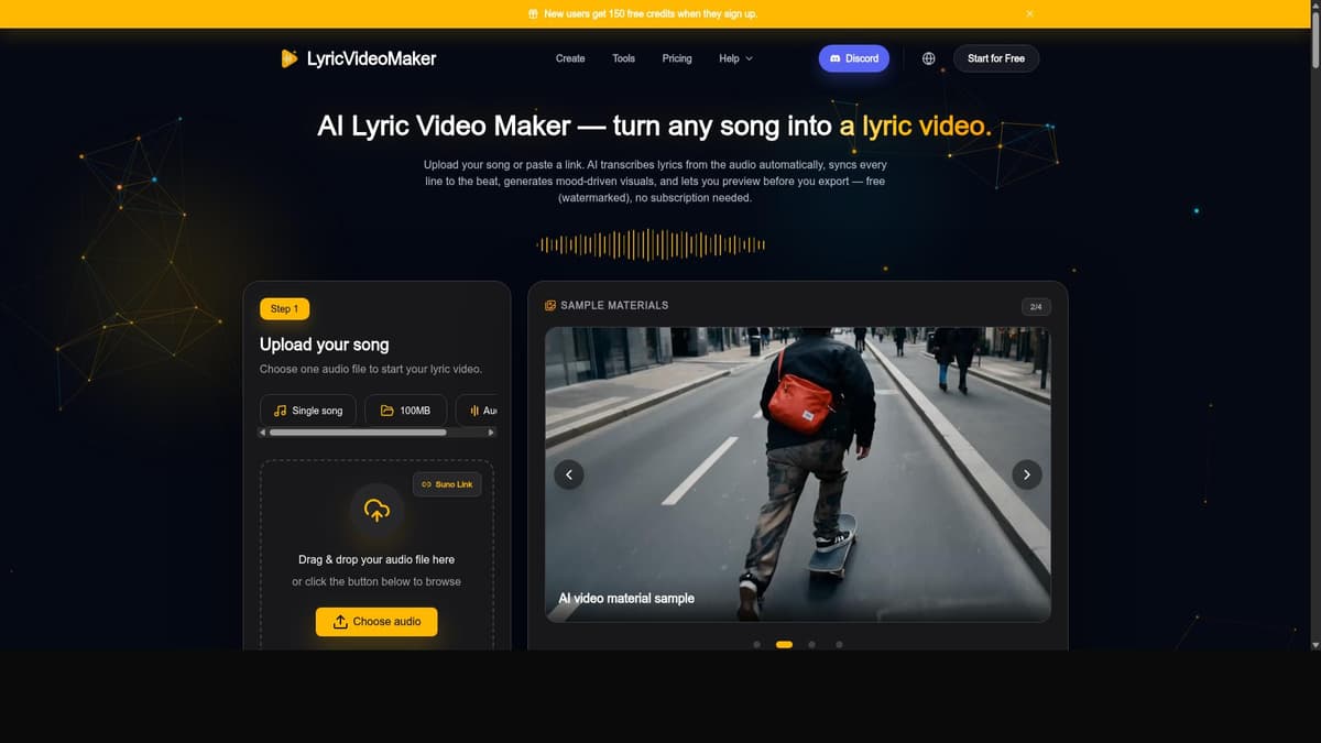 AI Lyric Video Maker