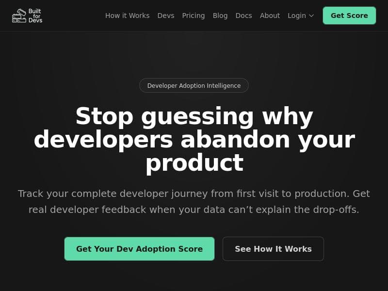 Built for Devs