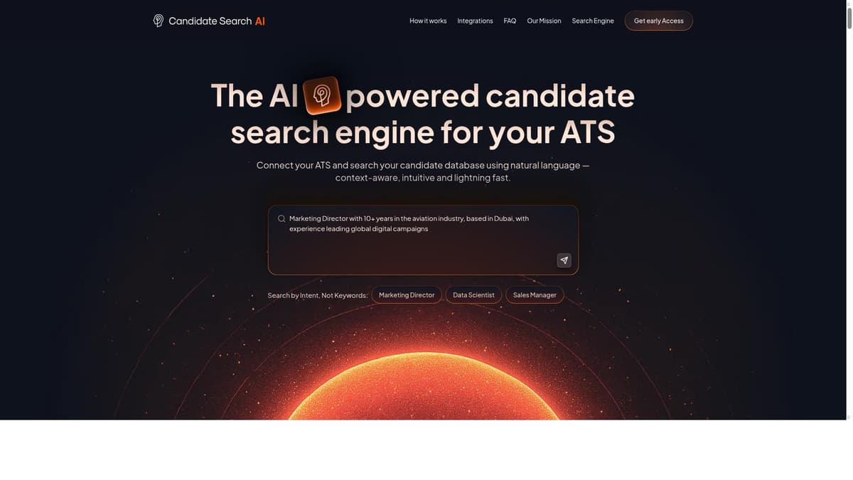 Candidate Search AI