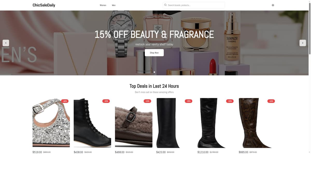 Chic Sale Daily