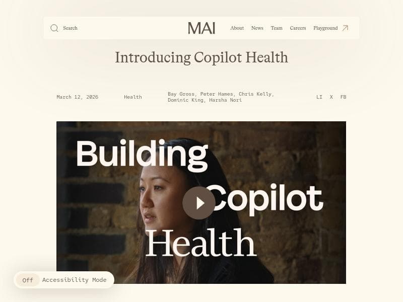 Microsoft Copilot Health