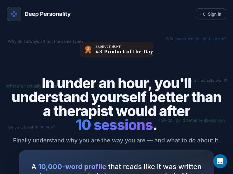 Deep Personality