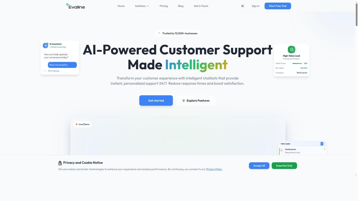 Evaline ChatBot IA