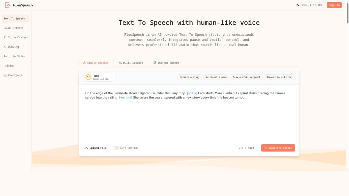 FlowSpeech