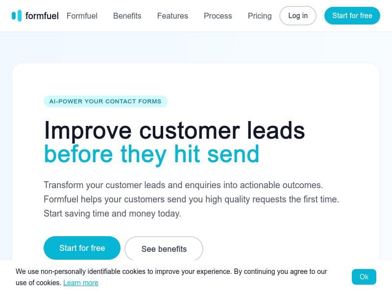 Formfuel | Contact Form AI