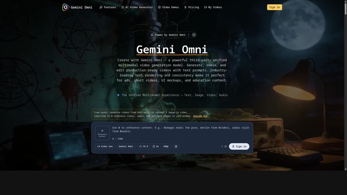 Gemini Omni