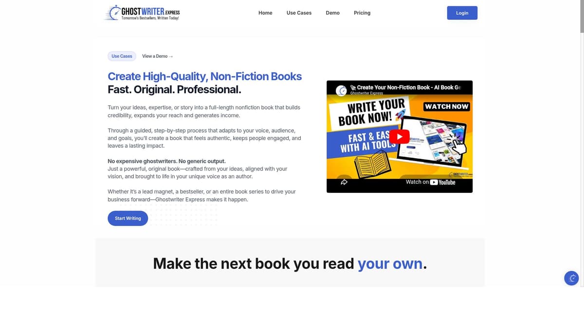 Ghostwriter Express