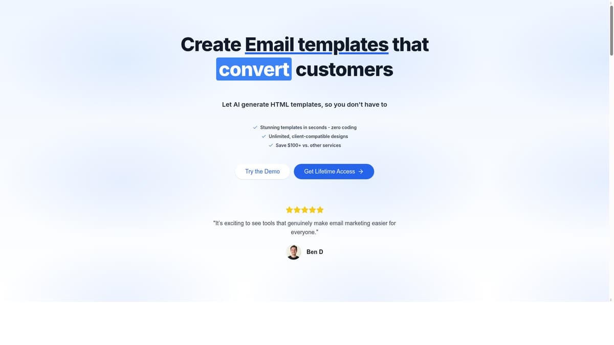 HTML email