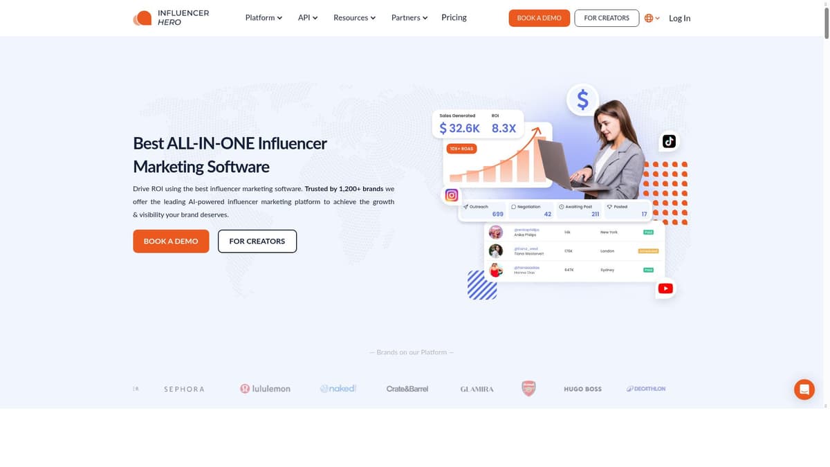 Influencer Hero