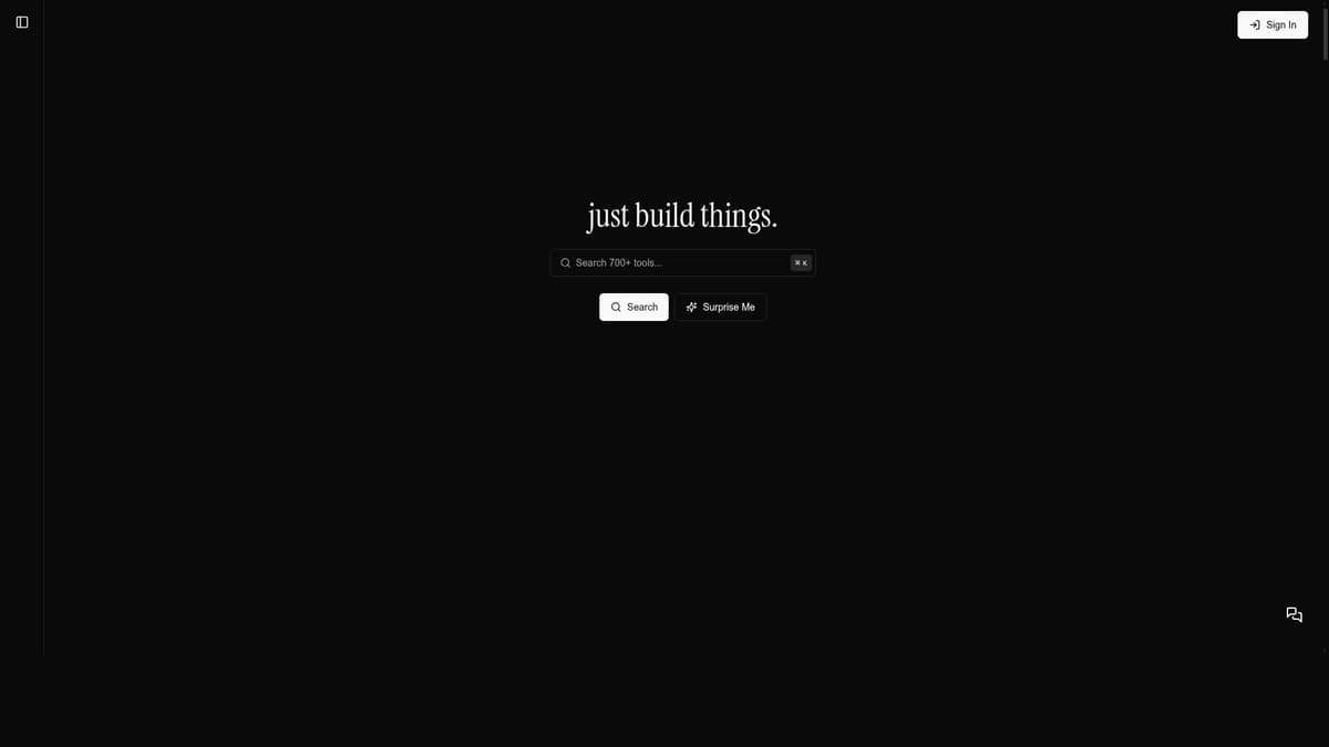 just build things