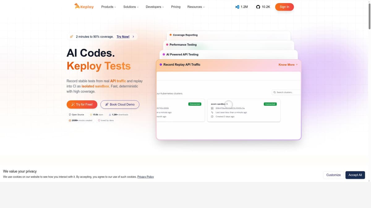 Keploy – AI-Powered Test Case Generation & Mocking Tool