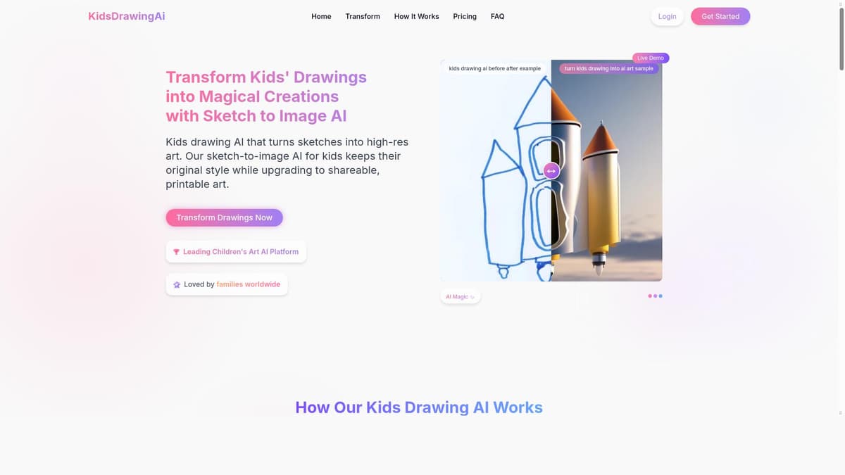 Kids Drawing AI