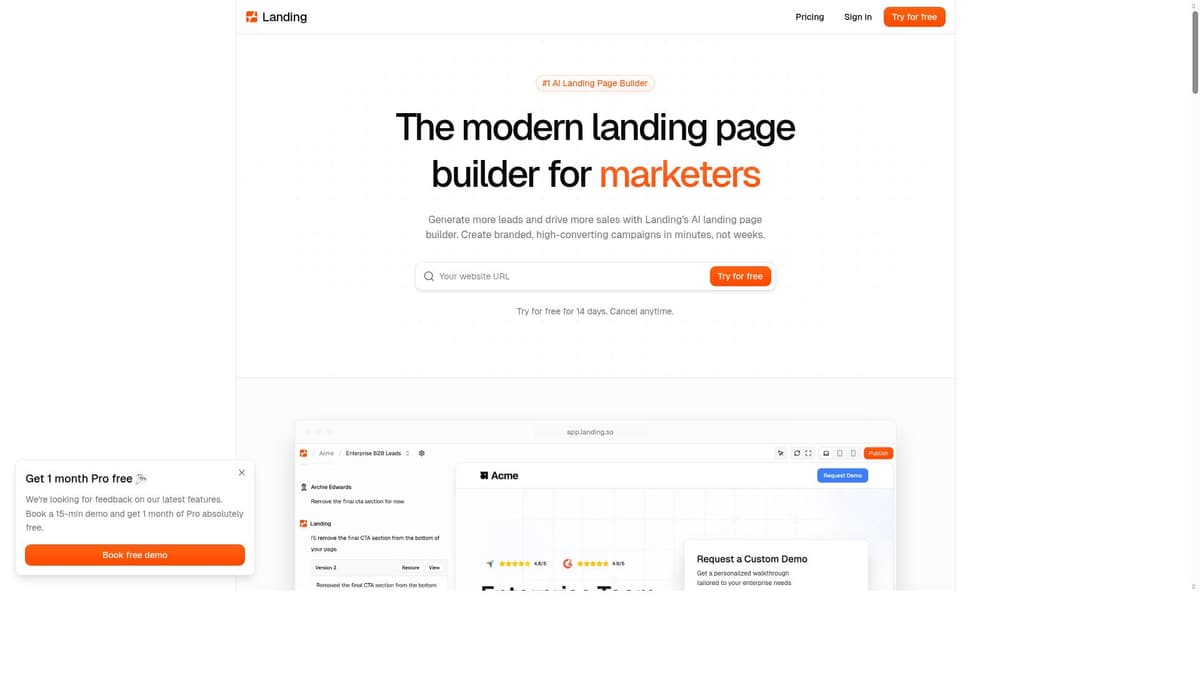 Landing