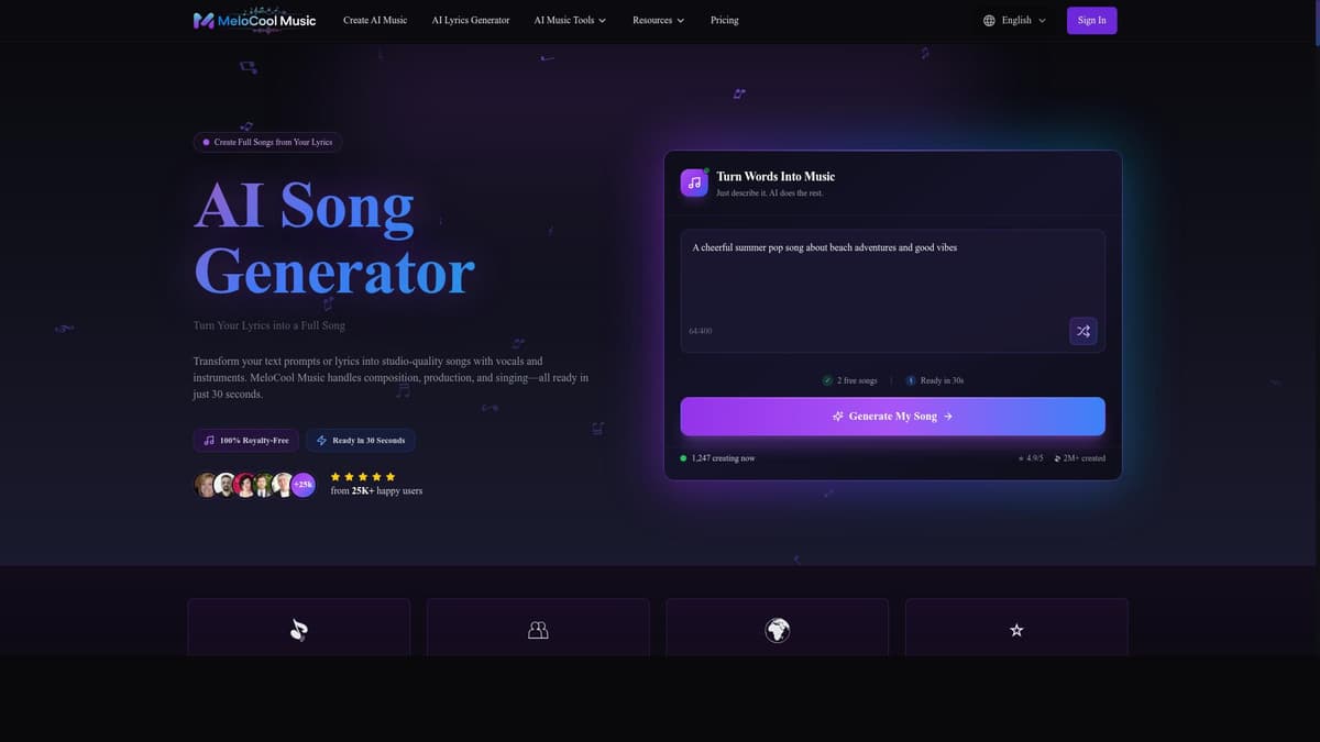 Lyrics To Song AI