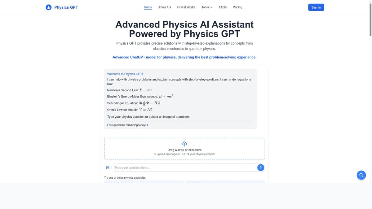 PhysicsGPT