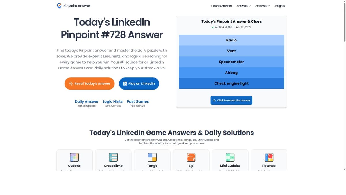 Pinpoint Solver