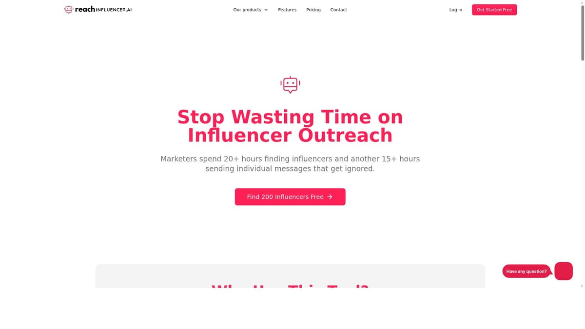 ReachInfluencer.ai