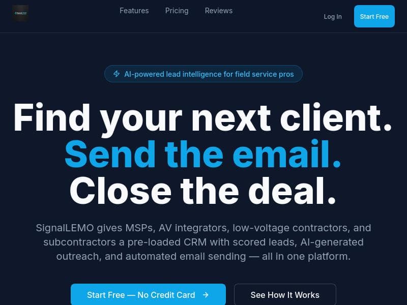 SignalLEMO - Ai Outreach Made Simple