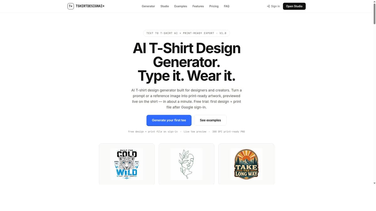 T-Shirt Design AI