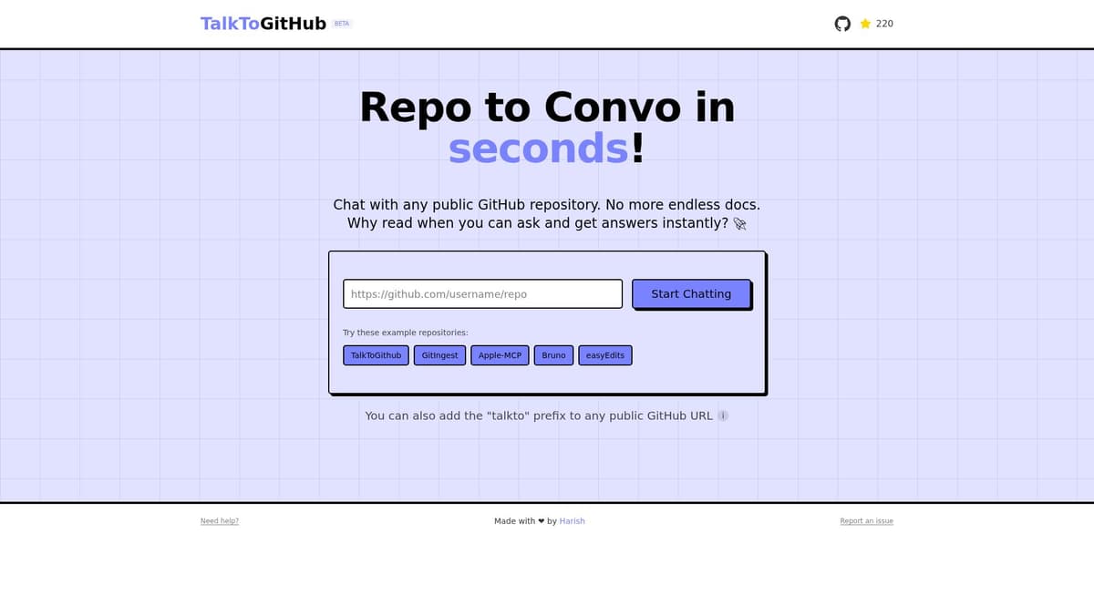 TalkToGitHub