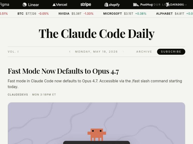 The Claude Code Daily