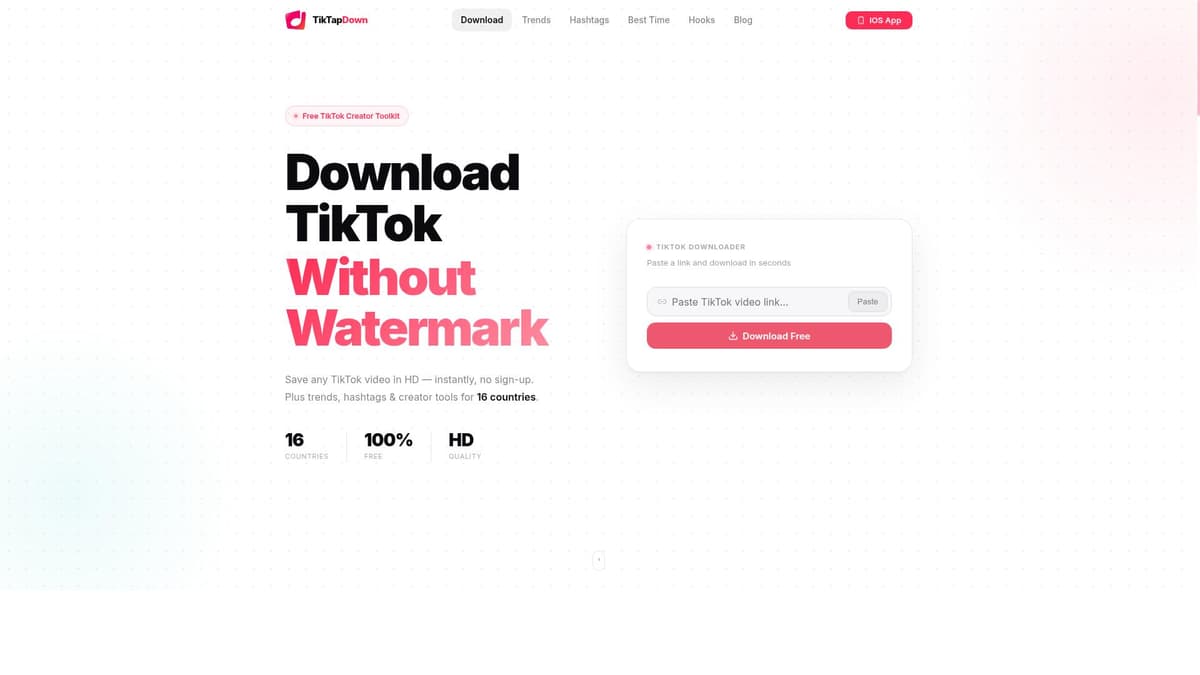 TikTapDown