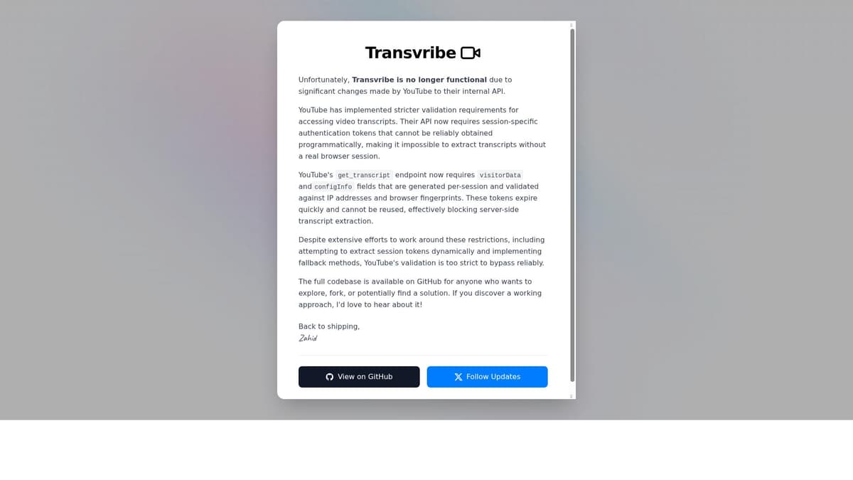 Transvribe