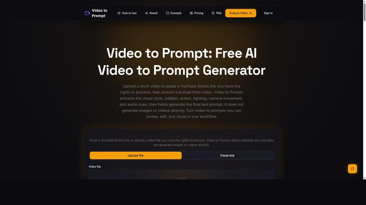 Video to Prompt