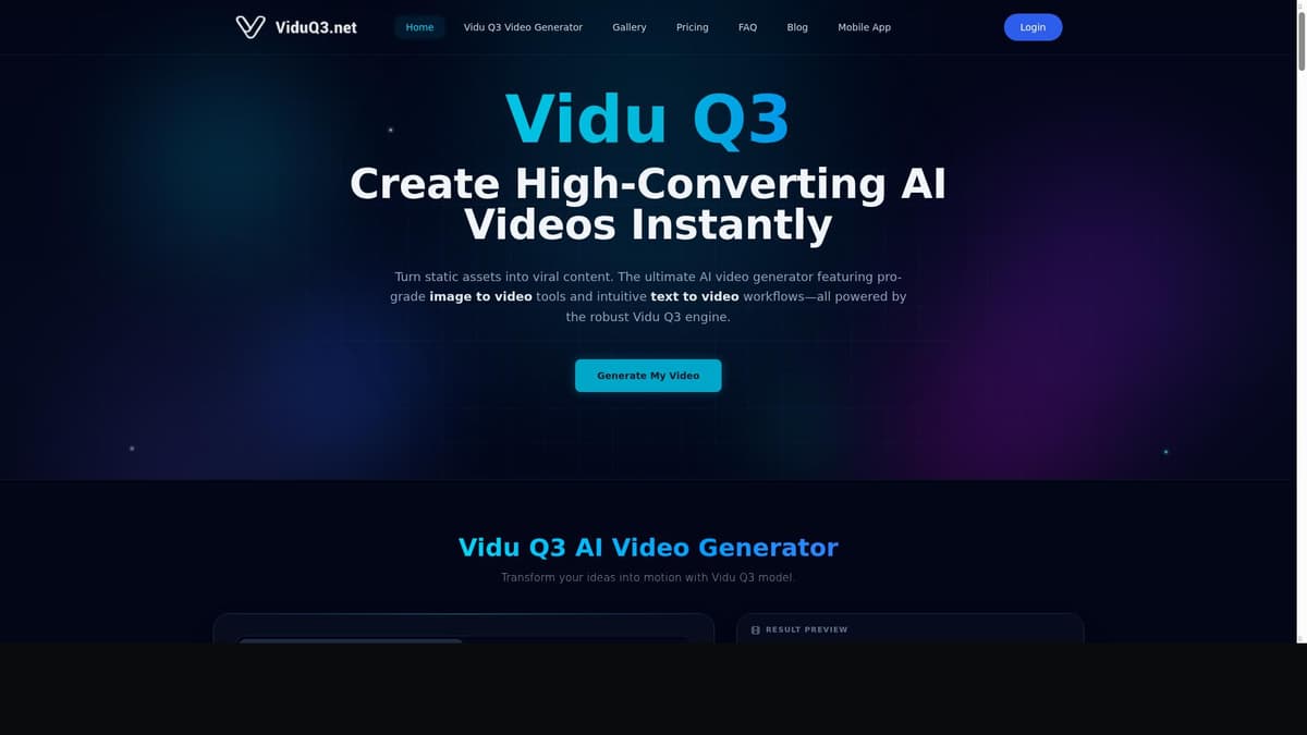 Vidu Q3