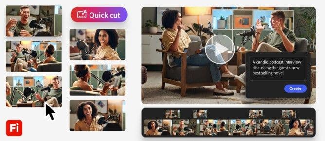 Adobe Firefly’s video editor can now automatically create a first draft from footage