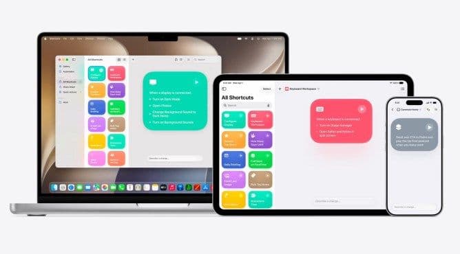 Apple will let you build workflows using AI in its new Shortcuts app