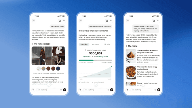 ChatGPT is getting a lot more visual, with the launch of a new interface