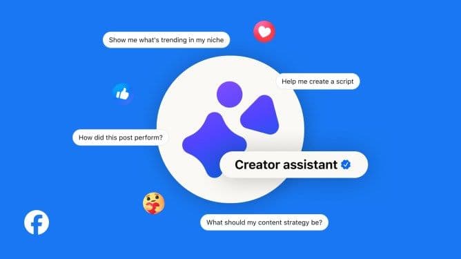 Meta rolls out a new AI creator assistant on Facebook