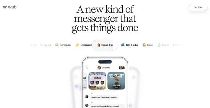 Wabi, the AI agent that builds mini apps, now valued at $1.25B after latest round