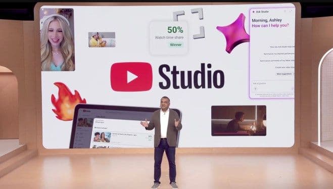 YouTube releases new AI features for creators within its Studio app