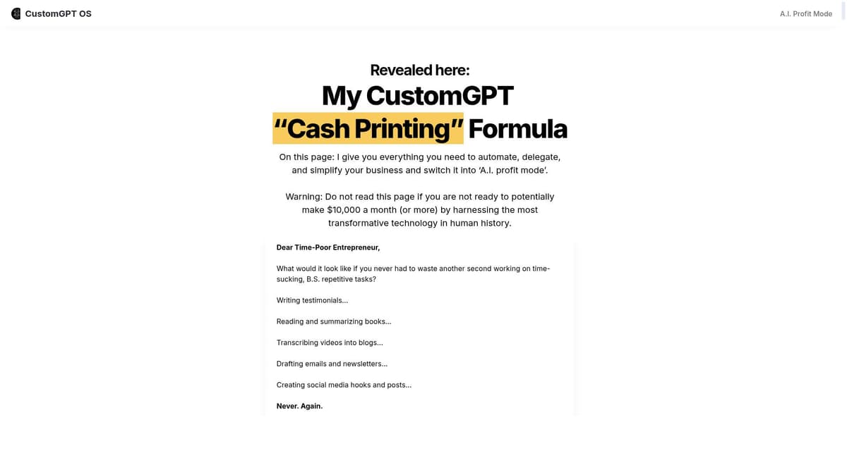 CustomGPT OS