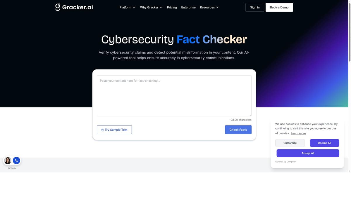 Cybersecurity Fact Checker