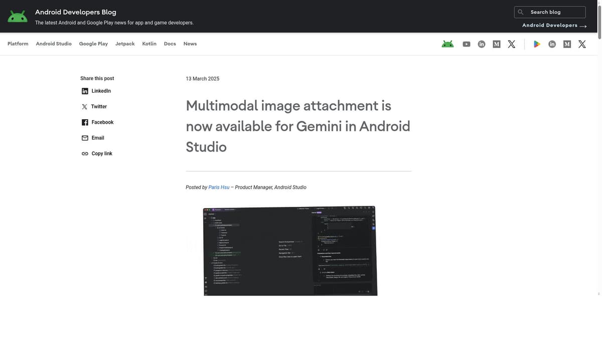 Gemini in Android Studio