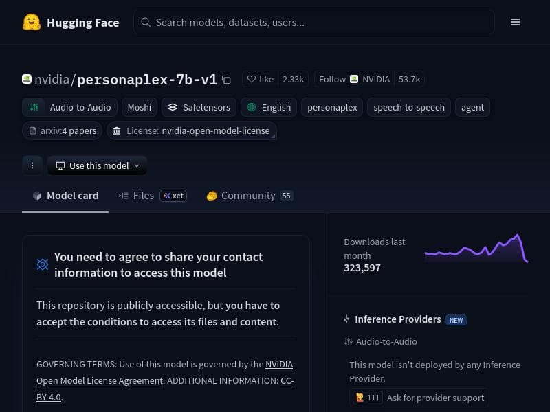 NVIDIA PersonaPlex