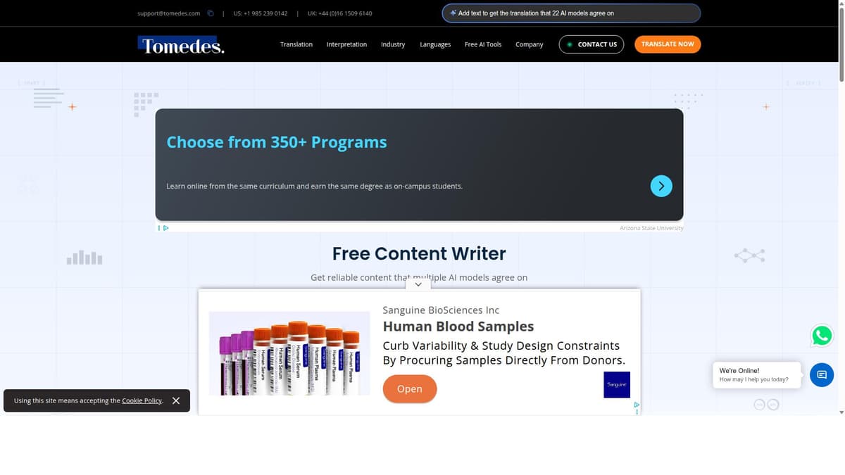 AI Content Writer by Tomedes